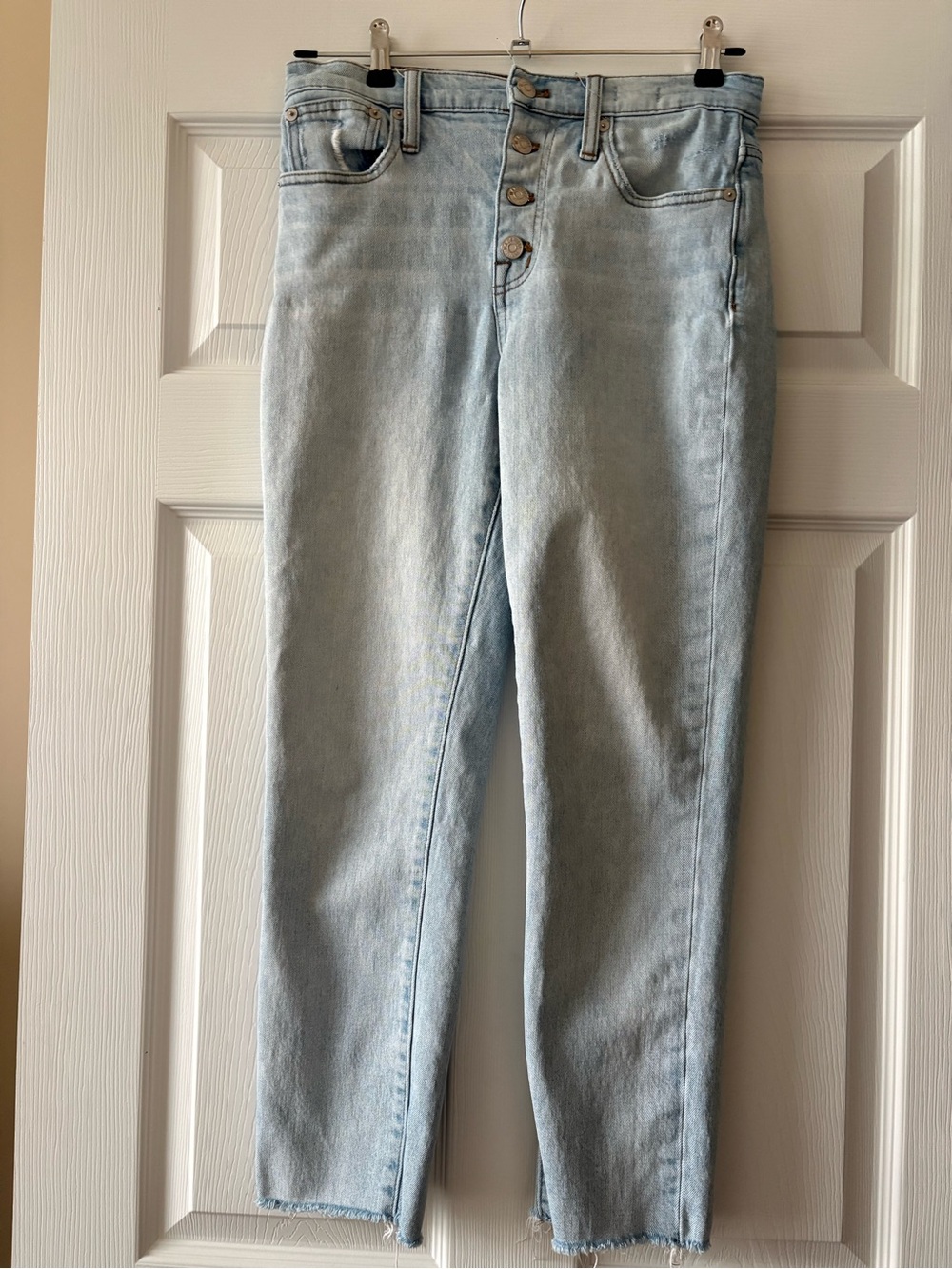Madewell Light Blue High-Rise Button-Fly Jeans